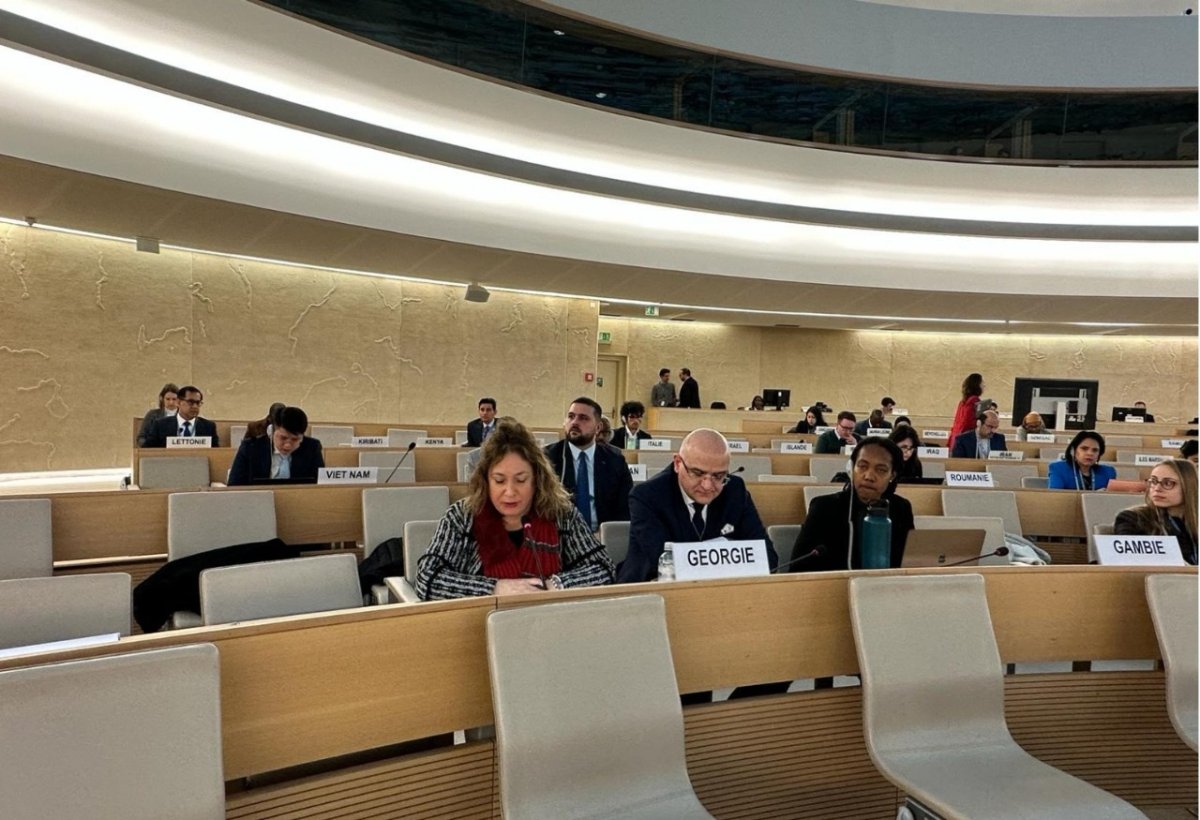 President of the Personal Data Protection Service of Georgia Prof. Dr. Dr. Lela Janashvili delivered a speech at the 55th session of the Human Rights Council