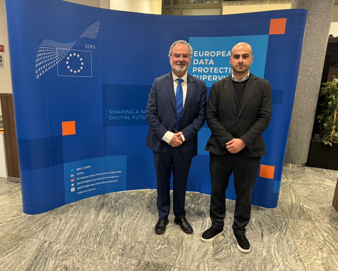 The working visit by the representative of the Personal Data Protection Service of Georgia to the institution of the "European Data Protection Supervisor" has already begun
