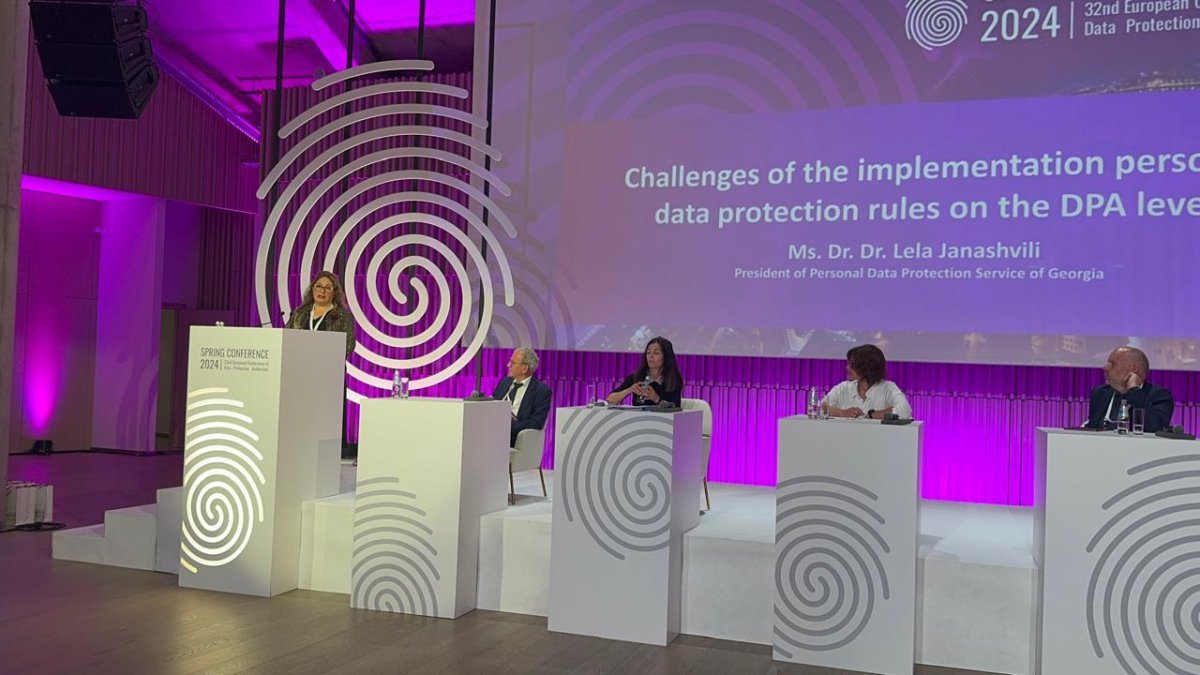 The Personal Data Protection Service of Georgia will host the European Conference of Data Protection Authorities