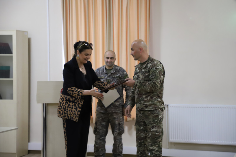 დავით აღმაშენებლის სახელობის საქართველოს ეროვნული თავდაცვის აკადემიის მაგისტრანტებისთვის პერსონალურ მონაცემთა დაცვის საკითხებზე ტრენინგი ჩატარდა