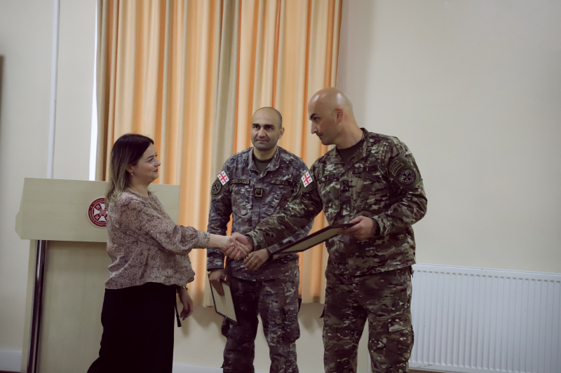 დავით აღმაშენებლის სახელობის საქართველოს ეროვნული თავდაცვის აკადემიის მაგისტრანტებისთვის პერსონალურ მონაცემთა დაცვის საკითხებზე ტრენინგი ჩატარდა
