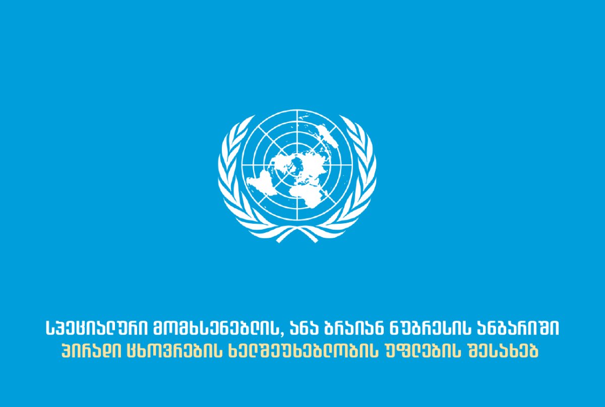პირადი ცხოვრების ხელშეუხებლობის უფლების შესახებ სპეციალური მომხსენებლის, ანა ბრაიან ნუგრესის ანგარიში